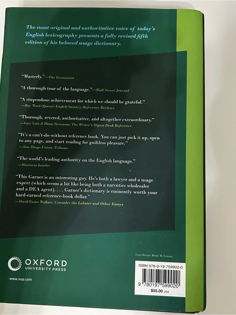 Garner’s Modern English Usage Fifth Edition Hardcover